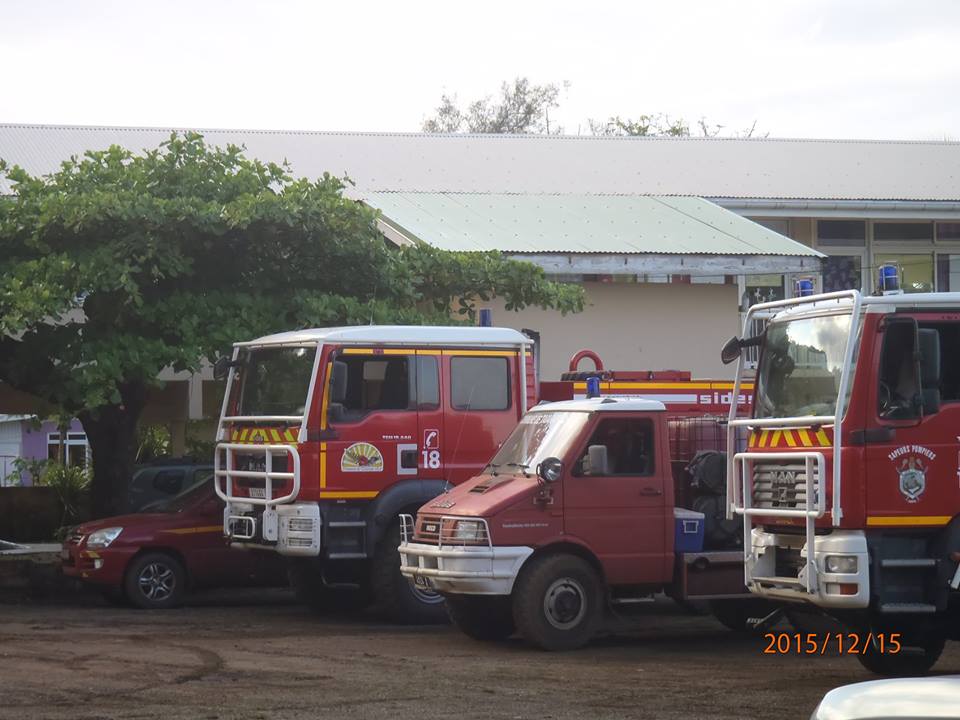En décembre lors des fortes intempéries qui ont touché de nombreux foyers de la côte Est, les pompiers des autres casernes de Tahiti étaient venus aider leurs collègues de Hitia'a o te Ra.