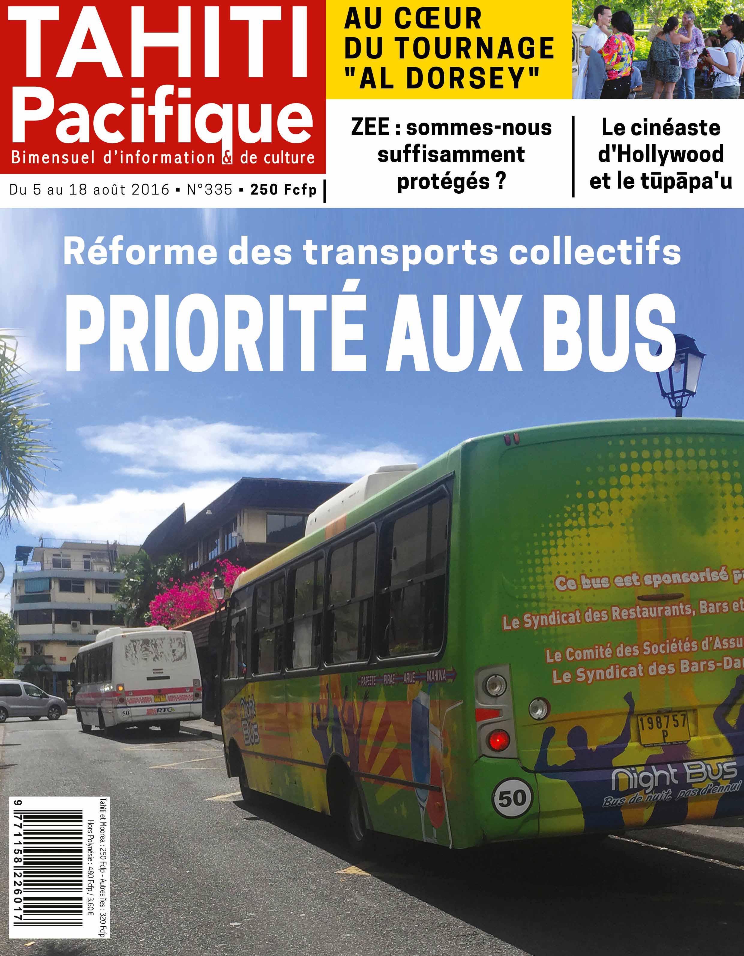 À la Une de votre Tahiti Pacifique demain