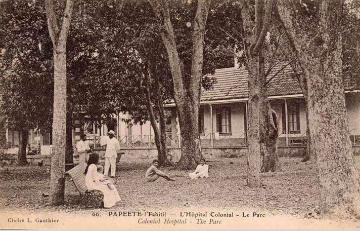 Parc Gauthier de l'hôpital colonial Vaiami