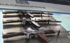 A Moscou, une boutique de souvenirs Kalachnikov en plein aéroport