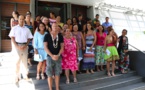 Dernières dédicaces avant le départ pour les nageurs du Tahiti swimming experience