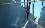 Un marin de la Marine coréenne se fait une belle frayeur dans le port de Papeete