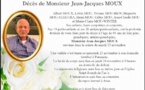 Décès de Monsieur Jean-Jacques Moux