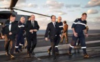 François Hollande est arrivé à bord du Charles-de-Gaulle engagé contre Daech