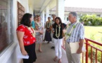 Le ministre des Solidarités en visite à la presqu’île  