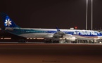 Insolite: un avion ATN couvert de neige à Montréal