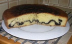 Gâteau au yaourt zébré chocolat