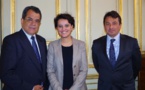 Edouard Fritch rencontre Najat Vallaud-Belkacem à Paris