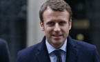 Le candidat à la présidentielle française Macron rencontre May à Londres