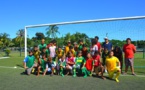 Un tournoi de foot du coeur à Faa'a