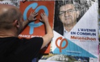 Mélenchon rejoint Fillon, Macron et Le Pen toujours en tête mais en baisse