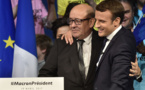 A Nantes, Macron se pose en M. Sécurité aux côtés de Le Drian