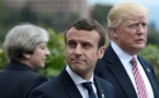 Le président français Emmanuel Macron en première ligne au sommet du G7