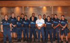 Sept agents de police en stage à Papeete