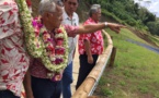Tearii Alpha en visite à Bora Bora pour une réunion de travail