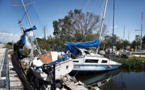 Ouragan Irma: les bateaux aussi doivent panser leurs plaies