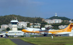 Violent incendie à proximité de l'aéroport en Nouvelle-Calédonie