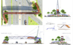 Pose de la passerelle à la Marina Taina, la circulation va être perturbée