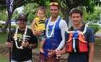 Kayak/Sup/V1 - Ari'i Hoe no Papeete : Hiromana Florès, Georges Cronsteadt et Kévin Céran-Jérusalémy s'imposent