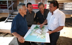 Pose de la première pierre du Tahiti Luxury Resort à Punaauia