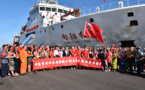 A bord du Xiang Yang Hong 1 en escale à Papeete