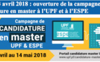 Master : déposez vos candidatures à l’UPF et à l’ESPE