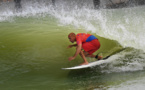 Une vague artificielle dans un stade: le surf olympique vu par l'Américain Kelly Slater