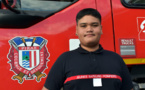 Ariihau Aora, 14 ans, "je veux devenir sapeur-pompier professionnel"
