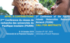 Appel à contribution repoussé pour la conférence du réseau de recherche des universités du Pacifique insulaire