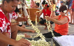 2695m...Le plus grand collier de fleurs du monde est...tahitien!
