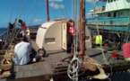 Faafaite fait escale au chantier naval Technimarine