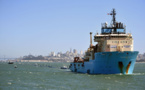 Ocean Cleanup quitte San Francisco pour nettoyer le Pacifique de ses plastiques
