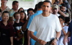 Obama arrive à Hawaii où il va passer la fin de l'année