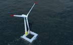 Pour la première fois dans les eaux françaises, une éolienne produit de l'électricité