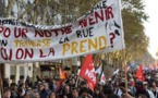 Manifestation à Paris pour dénoncer la politique de Macron