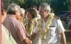 Moorea, visite du Haut-commissaire M.Richard Didier