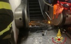 Rome: des supporters russes blessés dans l'écroulement d'un escalier mécanique
