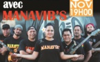 Manavib's en concert sur la scène du paepae a Hiro