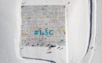Climat : Record Guinness de la plus grande carte postale sur un glacier suisse