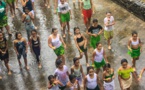'Ori Tahiti zumba marathon : 200 lutins dansent sous la pluie avec le sourire !