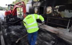 "Gilets jaunes": un nouveau péage incendié dans le sud, à Bandol