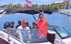Un taxi boat Papeete-Punaauia