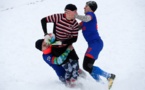 En Russie, le "rugby sur neige" fait son trou