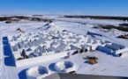 Au Canada, le plus grand labyrinthe de neige du monde attire les touristes
