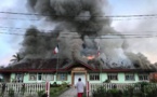 La mairie de Huahine partie en fumée