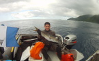 Championnat de Tahiti de pêche sous-marine: Tarahu Zéphyrin et Steeve Tetuanui confortent leur place de leader