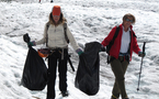 Trois tonnes de déchets ramassés sur la Mer de Glace à Chamonix