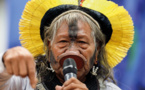 Le chef indigène brésilien Raoni en Europe pour défendre l'Amazonie