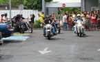 Les 100 motos de l'amitié (club tahiti Harley Riders et FFMC organisateurs ) organisent une sortie