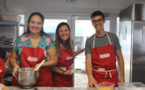 Maheata en masterclass avec les candidats du " Meilleur Pâtissier "